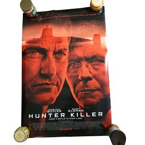 Hunter Killer 2018 Original Theatrical Movie Poster 27x40 Gerard Butler D/S